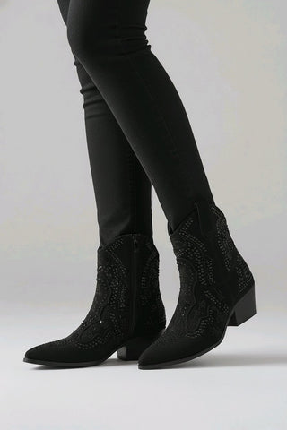 Cowboystøvler med nitter