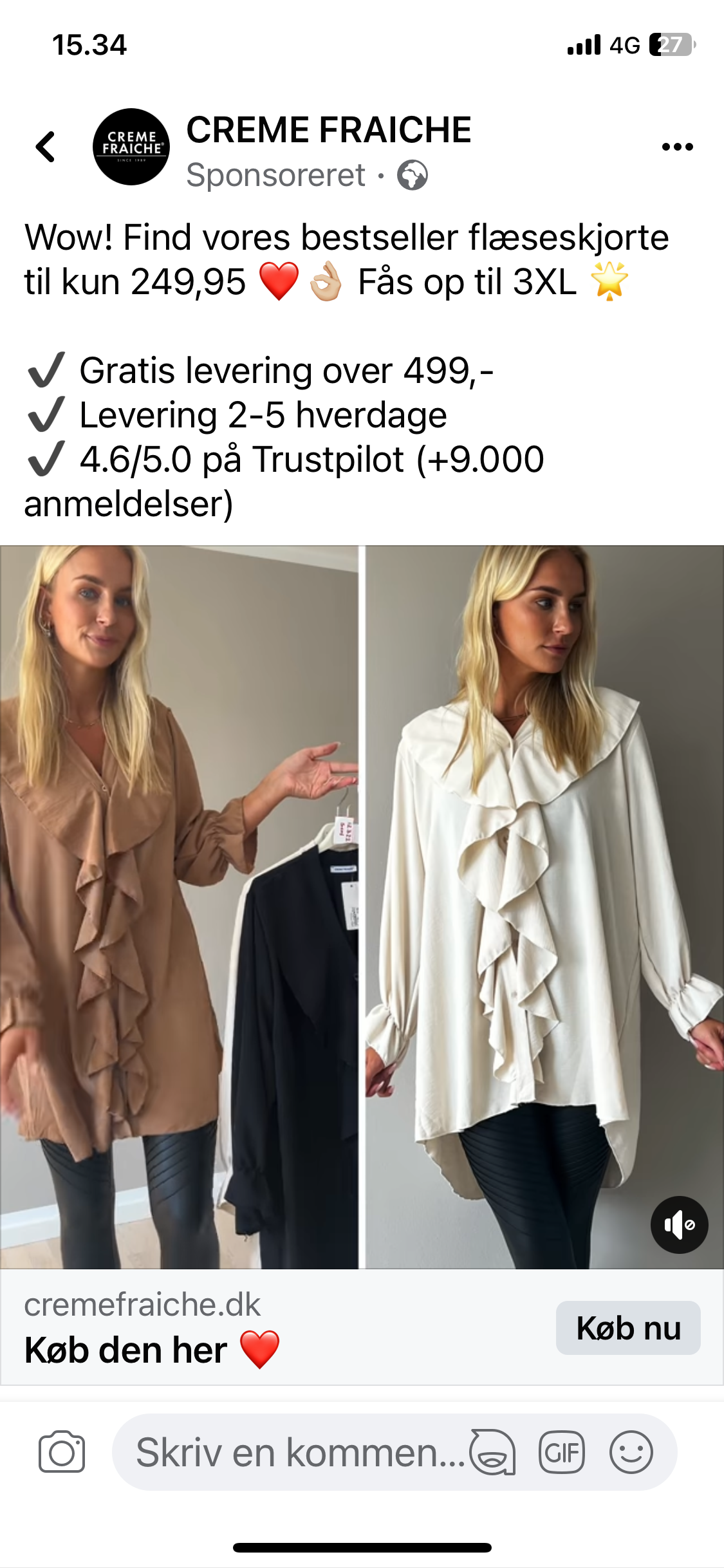 t-shirt med blonder