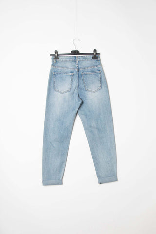 Jeans med blonde stof